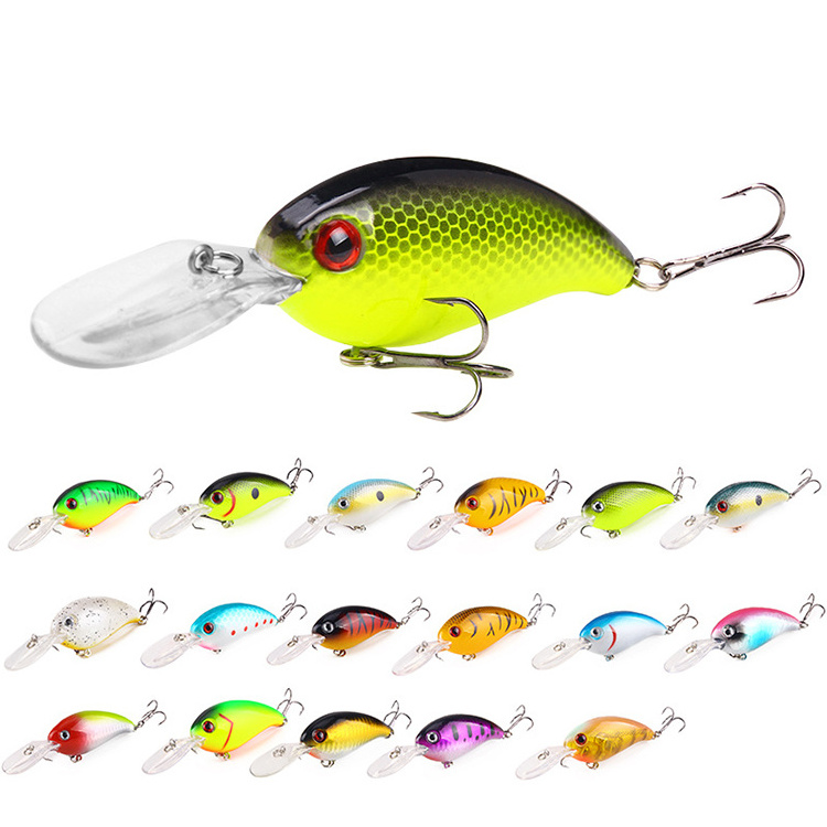 Manufacturer Abs Plastic 100mm 13.6g Multi-color Deep Crank Lure Fishing Sinking Lures Crankbait