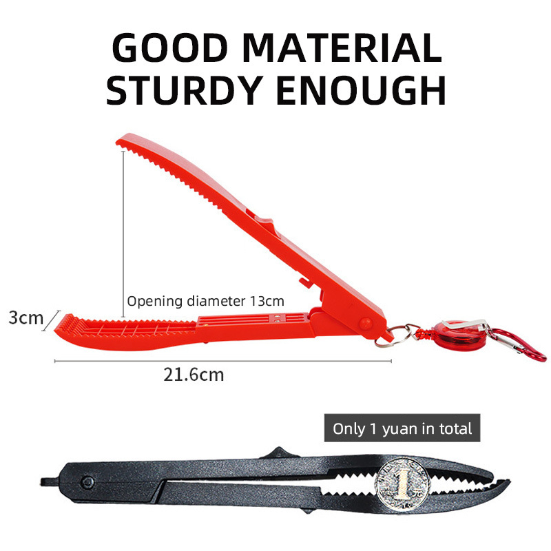 2024 ABS Plastic Fishing Control Pliers Fishing Pliers Multi-functional Fish Clips Fish Grippers Fishing Gear Tackle