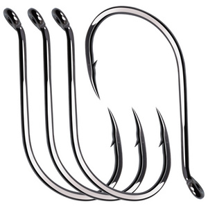 High Quality Octopus Hook Saltwater High Carbon Steel Barbed Assist Hooks Offset Fishing Circle Hooks