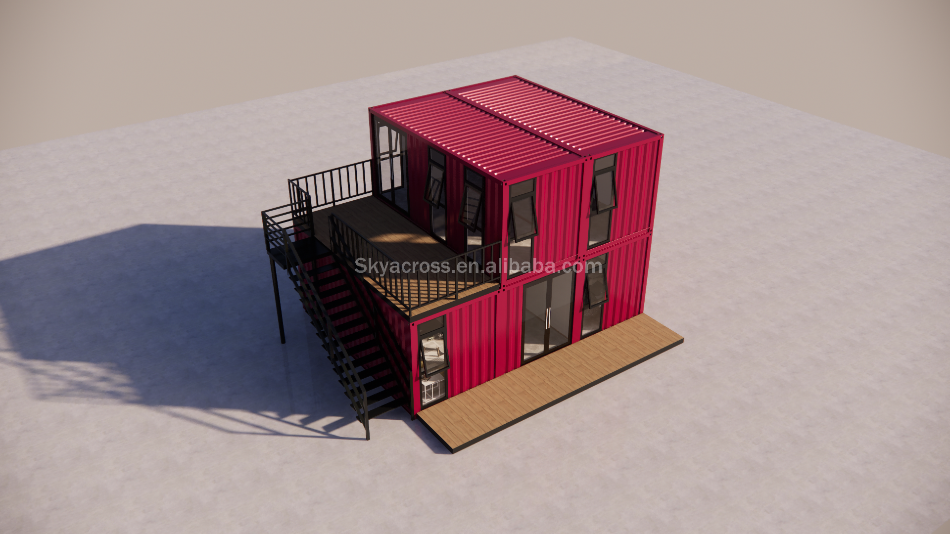 prefabricated metal structure four bedrooms modular ready made mobile tiny homes prefab house container for sale