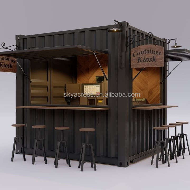 10 foot prefabricated house, temporary mobile coffee shop, cheap house