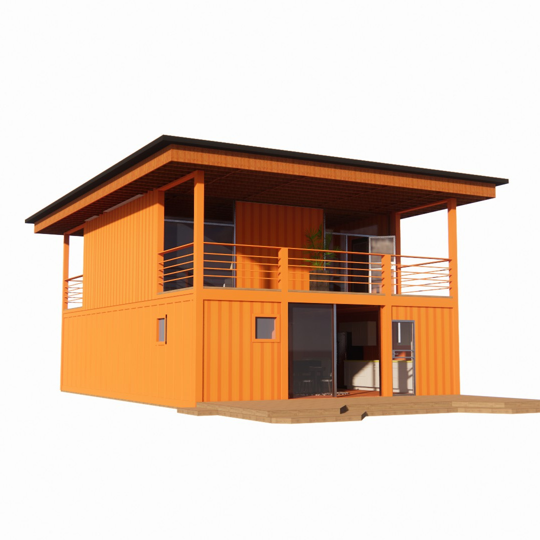 Homes ready to install prefab house prefabricated shops two bedrooms luxury container