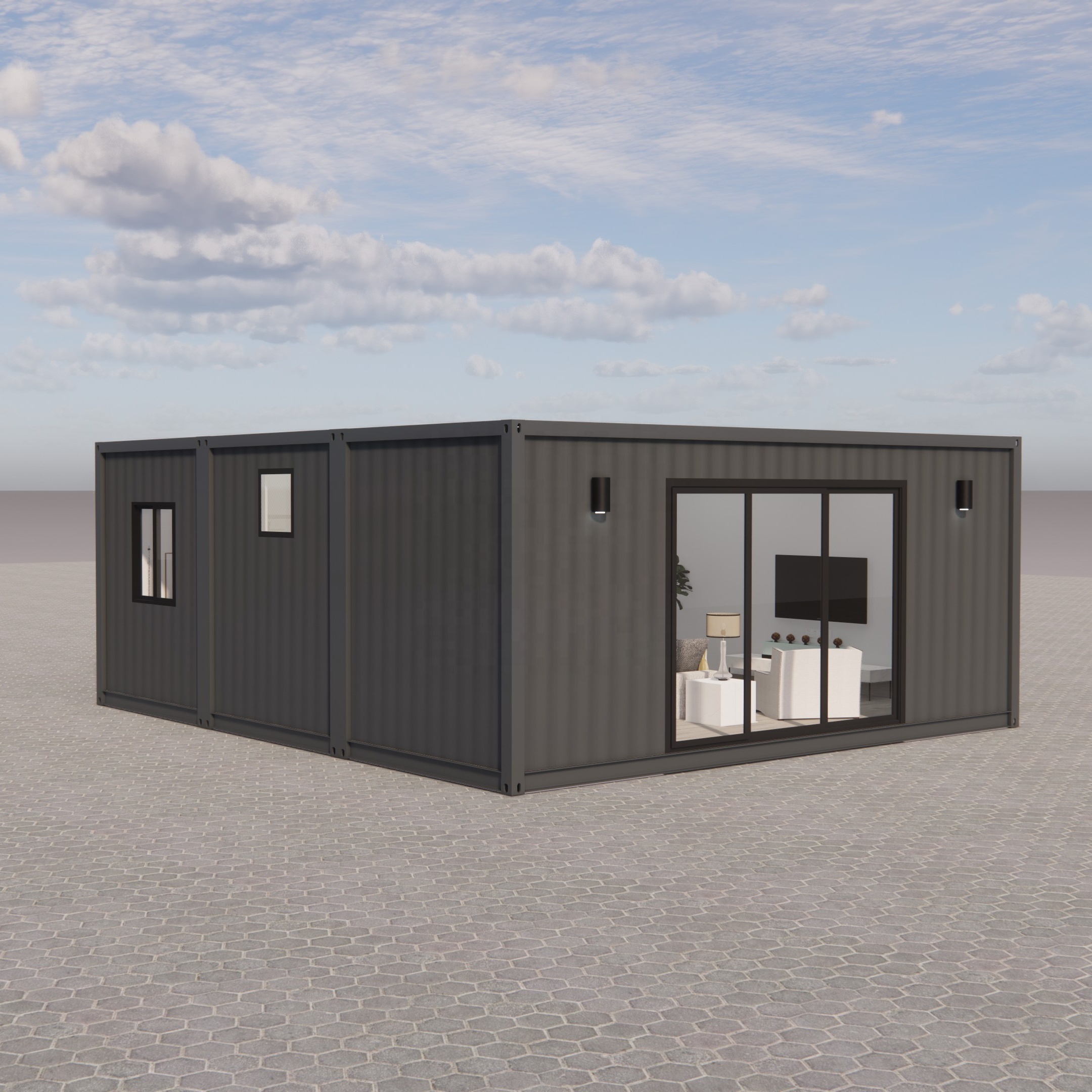 Prefabricated foldable container house office container prefabricated