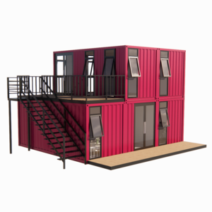 prefabricated metal structure four bedrooms modular ready made mobile tiny homes prefab house container for sale