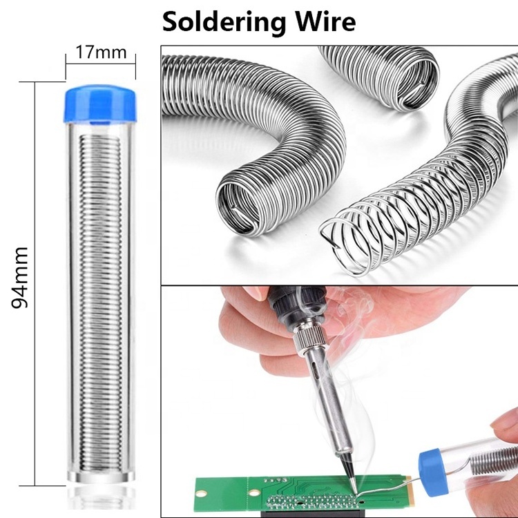 Multifunctional 60Watt Soldering Tools With Glue Gun,Skyasia Temperature Controlled Electric Soldering Iron Kit Set