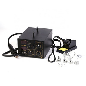 Desoldering ferro de solda  852D hot air gun with mobile phone repairing station electric soldering irons soldr station