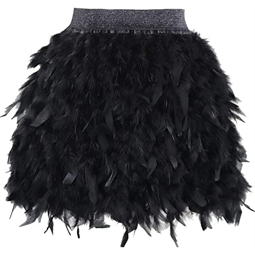 Cheap Feather Skirt For Women, Ostrich Feather Skirt Red Feather Skirt