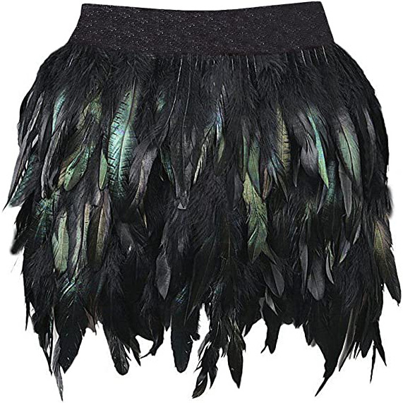 Cheap Feather Skirt For Women, Ostrich Feather Skirt Red Feather Skirt