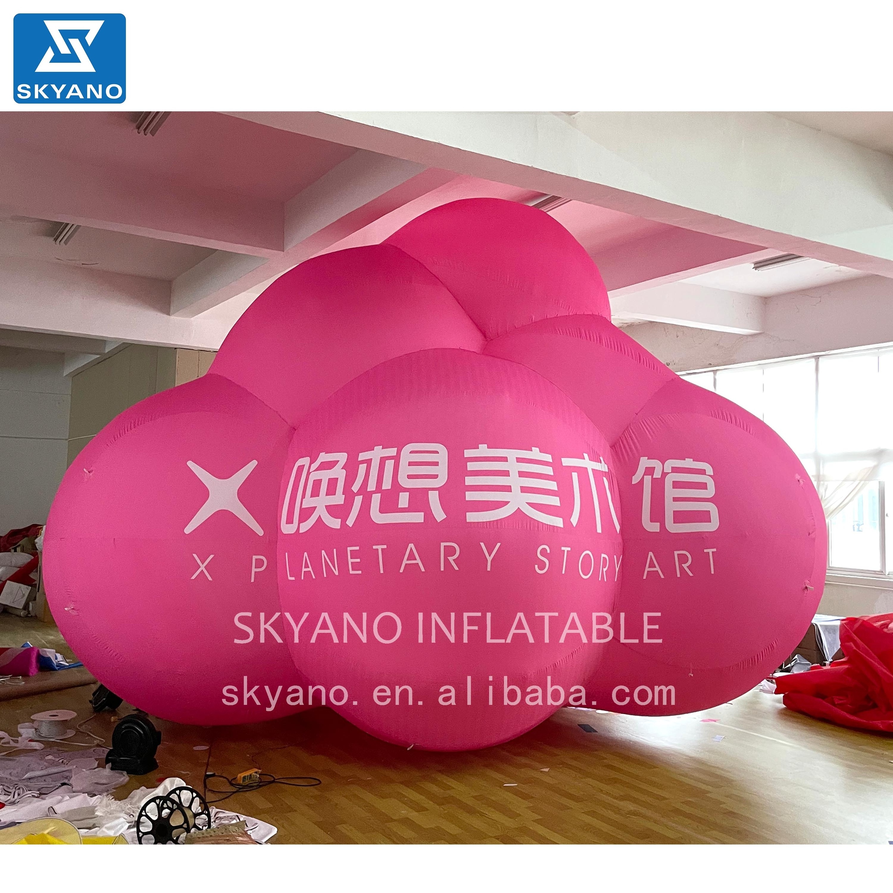 Inflatable giant cloud Advertising model decoration inflatable sculpture