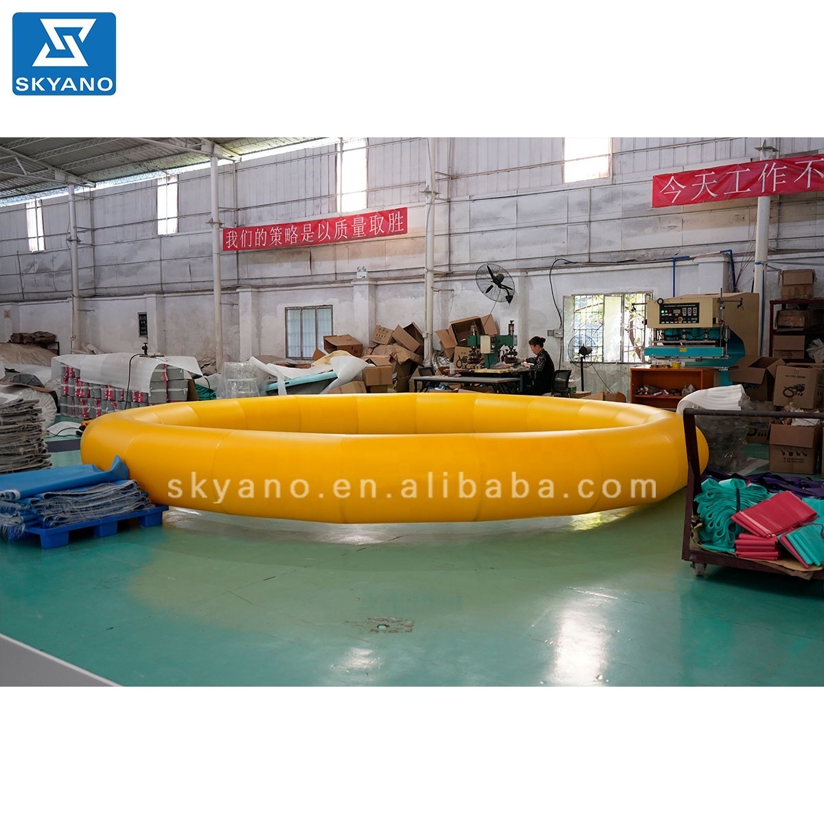 Inflatable Round track race track for bumper ball and zorb ball