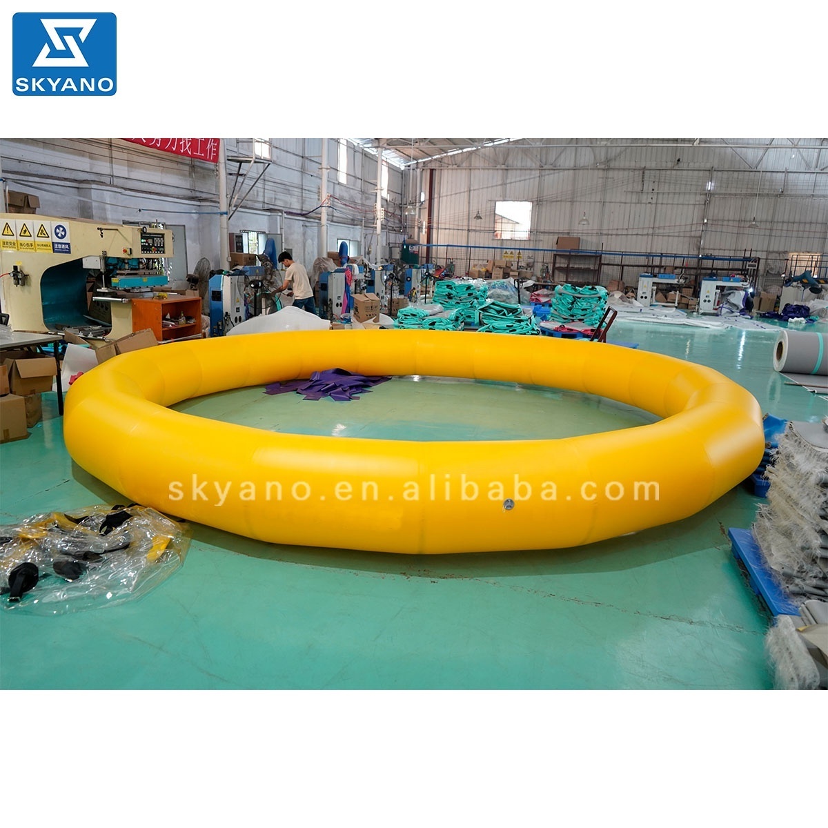 Inflatable Round track race track for bumper ball and zorb ball