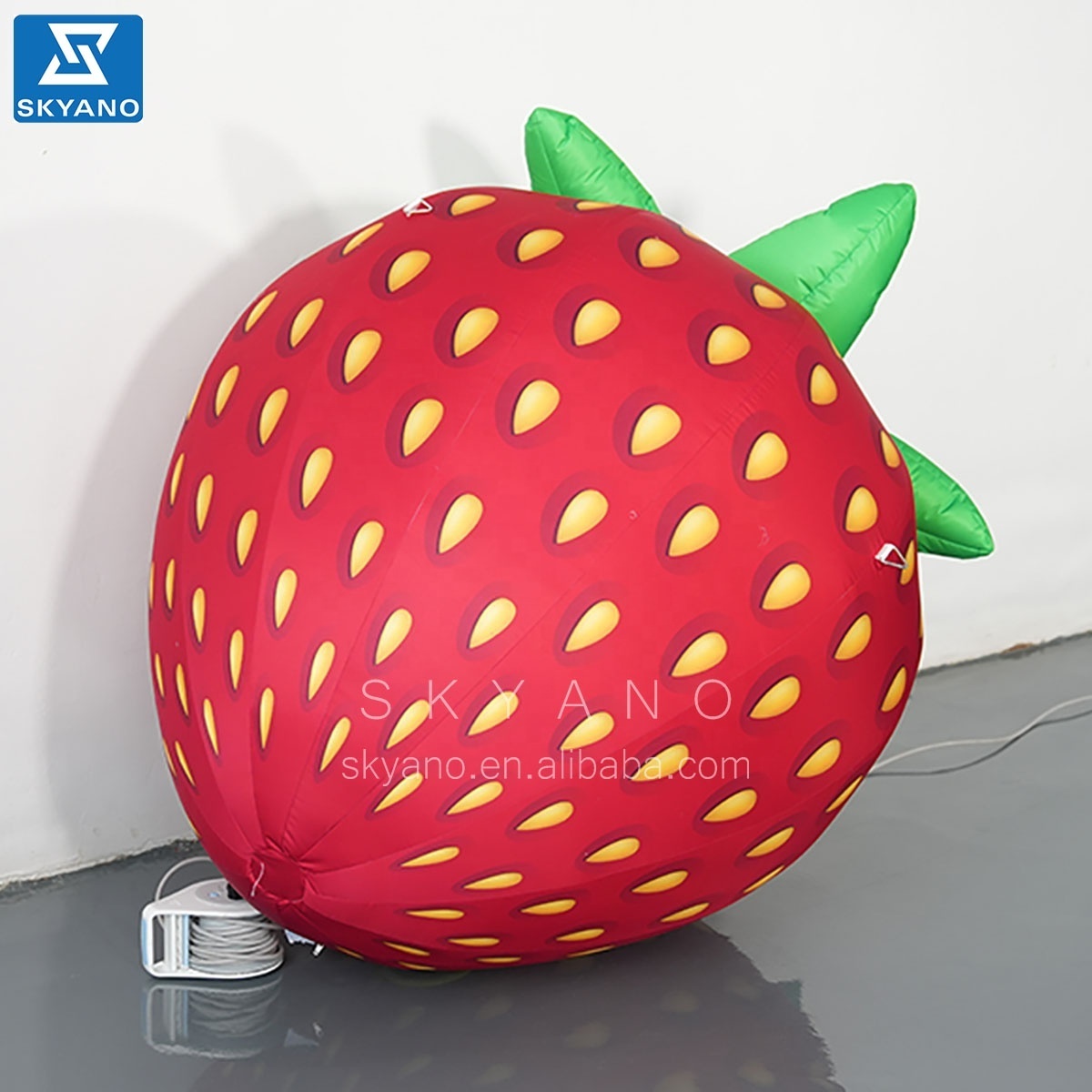 Inflatable Strawberry Advertising Promotion Model Giant Strawberry With LED Lights Simulated fruit model for sale