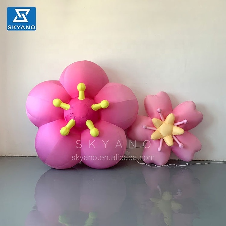 Inflatable flower cartoon flower Inflatable peach blossom Spring flowers for Decorations