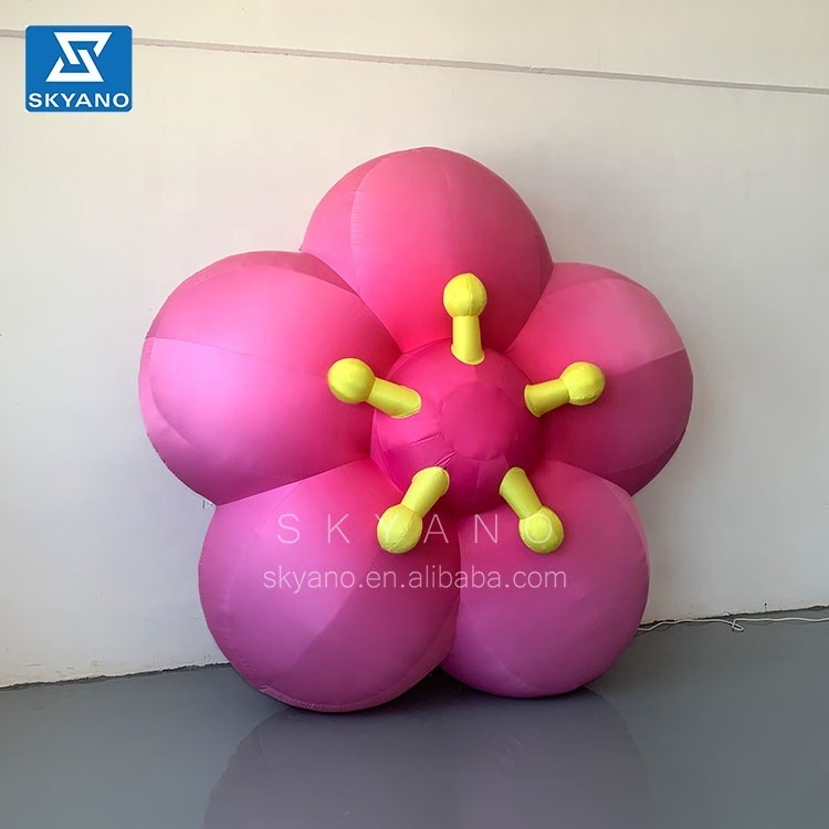 Inflatable flower cartoon flower Inflatable peach blossom Spring flowers for Decorations