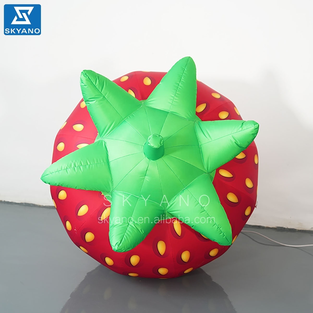 Inflatable Strawberry Advertising Promotion Model Giant Strawberry With LED Lights Simulated fruit model for sale