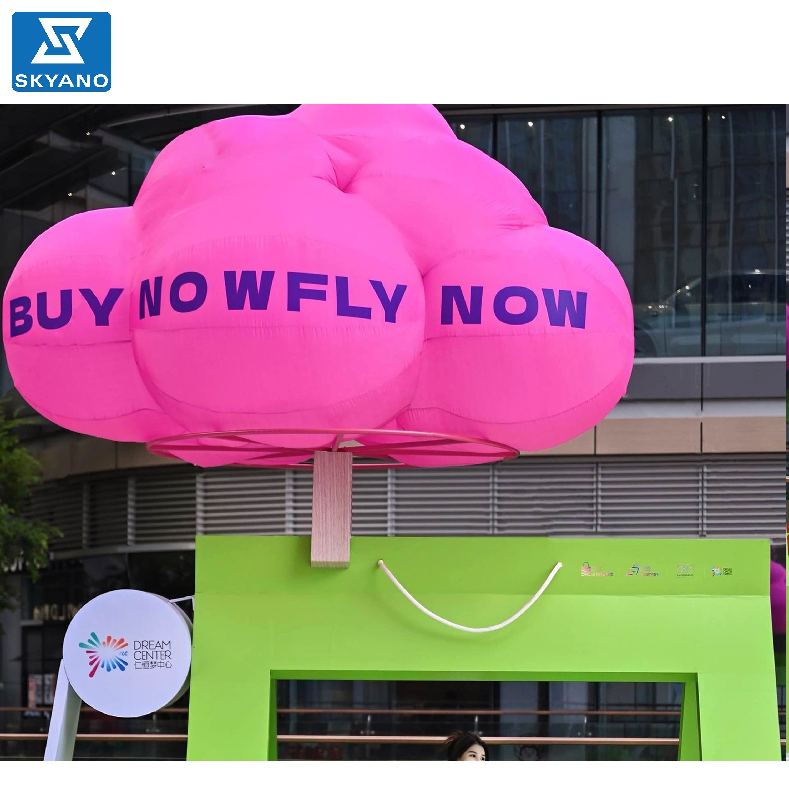 Inflatable giant cloud Advertising model decoration inflatable sculpture