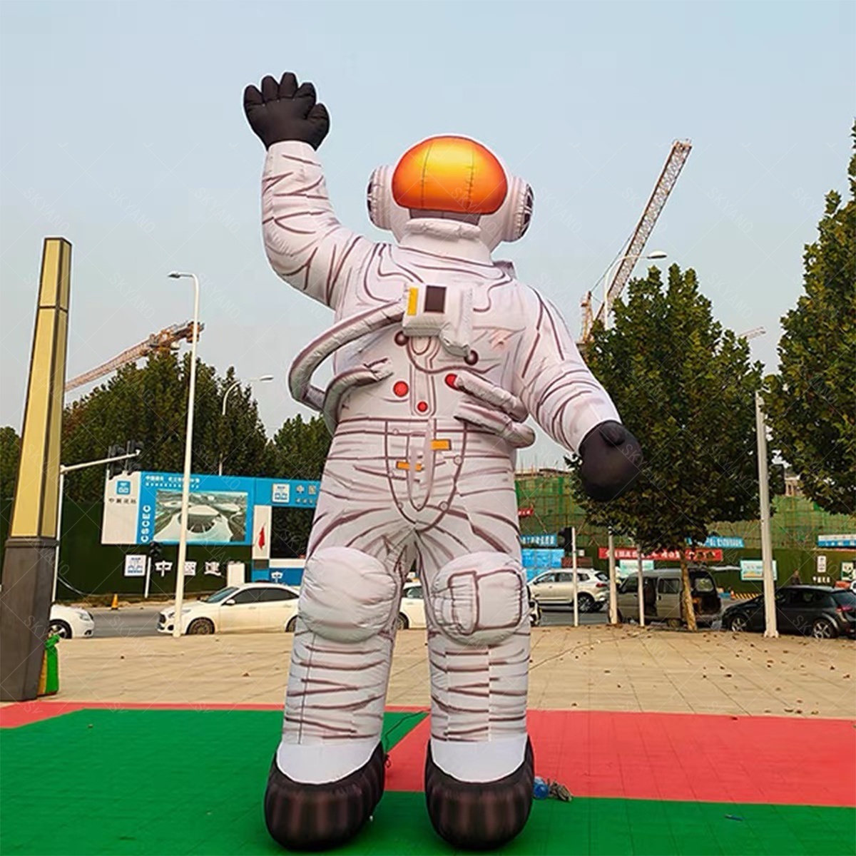 Inflatable Astronaut/Spaceman Balloon Model with led light