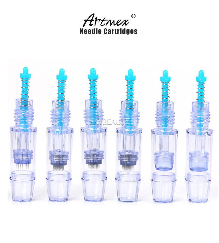 Artmex V6 V7 V8 V9 V11 disposable 1 3 5 7 9 12 24 36 42 Nano MTS permanent makeup ez PMU 5rl 3p 1r 1rl tattoo needle cartridge