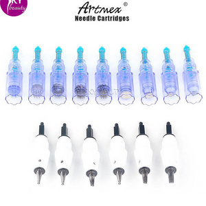 Artmex V6 V7 V8 V9 V11 disposable 1 3 5 7 9 12 24 36 42 Nano MTS permanent makeup ez PMU 5rl 3p 1r 1rl tattoo needle cartridge