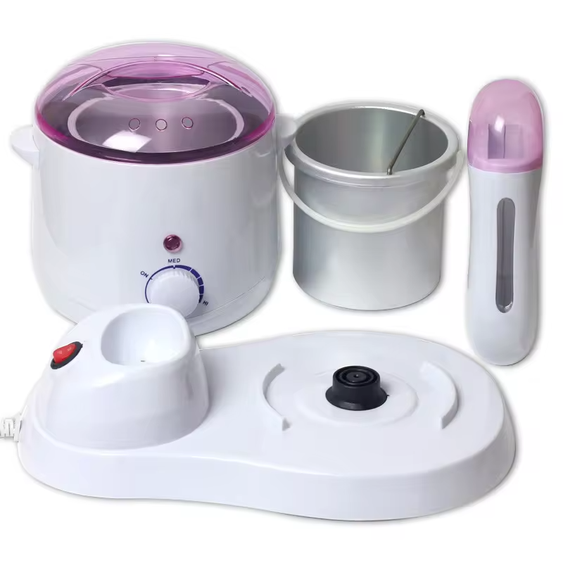 Hair Removal Electric Wax Warmer Machine Heater With Beans Applicator Sticks Waxing Kit Paraffin Melting Machine Wax Heater