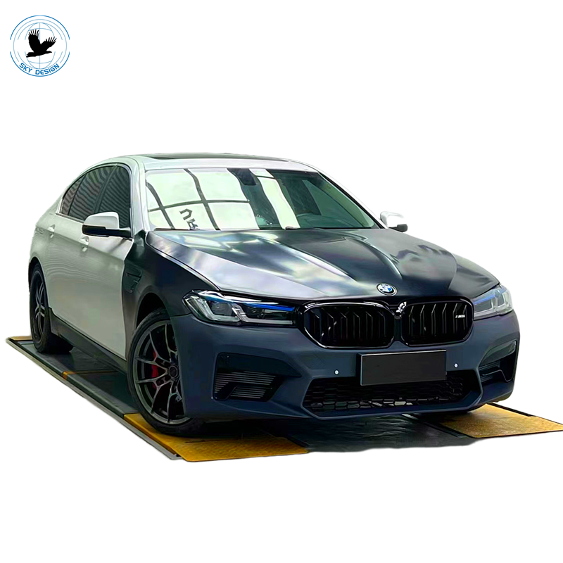 bodykit for BMW 5 series F10 F18 upgrade G30 M5 body kit headlights taillights bumper hood fenders