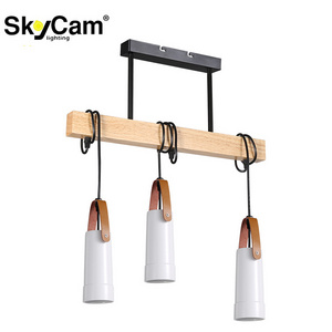 SkyCam Below Market Price Decorative Lighting Wood Art Deco Chandeliers Pendant Lights Wooden Designer Pendant Lamp