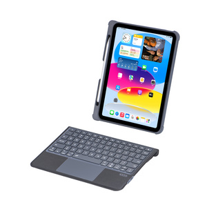 New Detachable Wireless Touchpad Keyboard Case For  iPad 10th Generation Gaming Style QWERTY Tablet Keyboard Ultra Thin Fashion