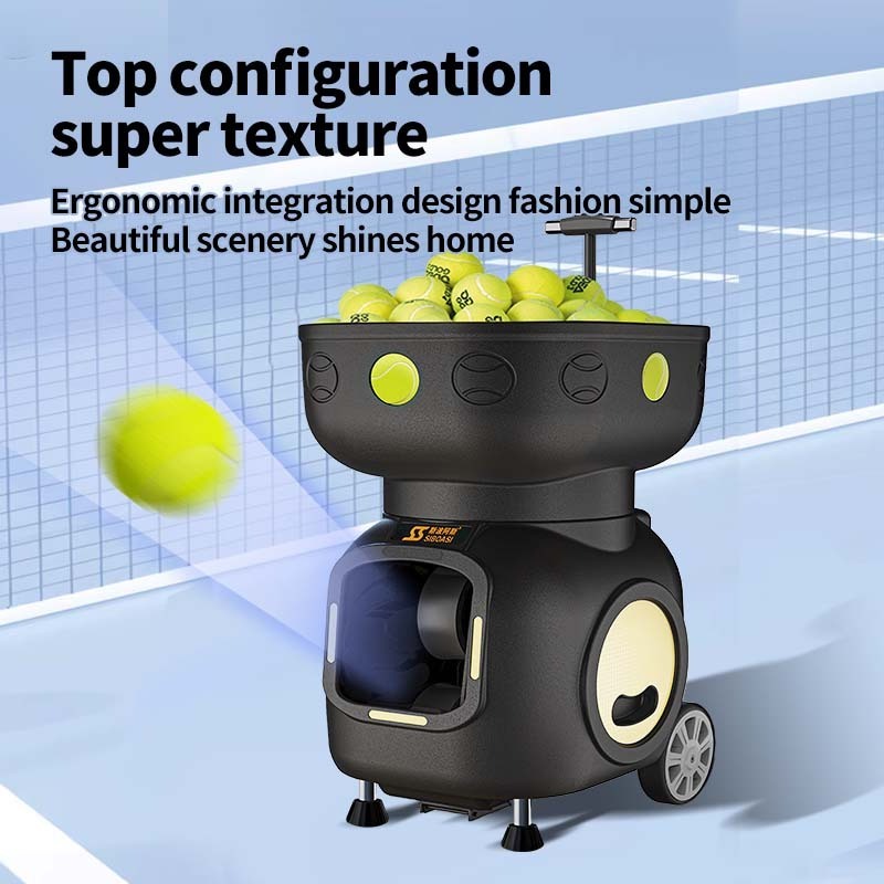 New Arrival Tennis Ball Shooting Machine SIBOASI T7 APP control Mini Shooting Tennis Machine ball for Training