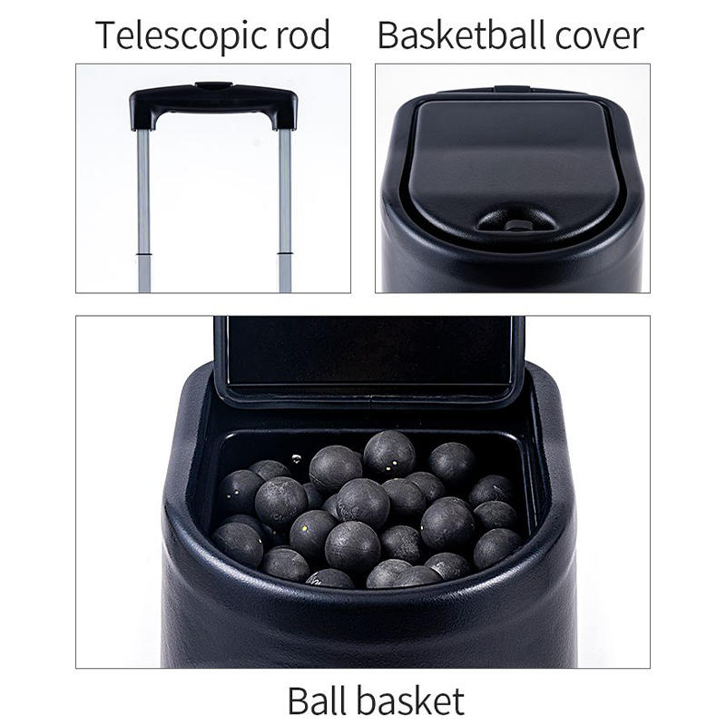 2024 Portable Squash Training Ball Warmer Machine With 80 Ball Loading And Mobile APP Operation