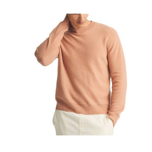 Knitwear manufacture 100% cashmere sweater naadam cashmere sweater Light weight Reversible Cashmere Crewneck Sweater