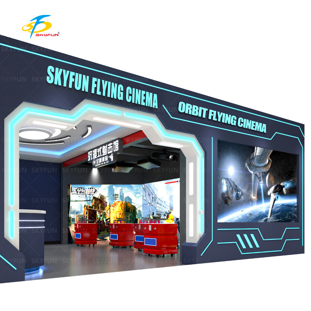 Skyfun 5d 7d 9d orbital cinema 360 flight motion simulator virtual reality 12 seats orbit cinema flying cinema