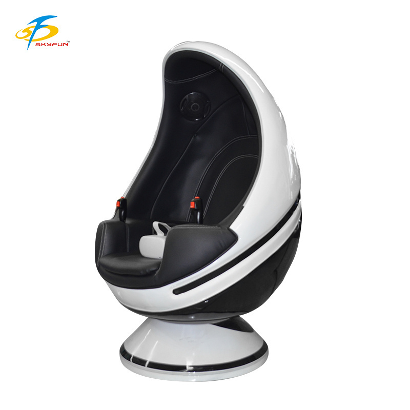 skyfun 2 / 3 / 4 seat multiplayer vr egg chair 9D vr All In One vr roller coaster simulator 360 vr simulator