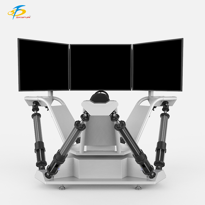 Competitiveness Price 6 Dof 3 Screens Racing Car 9D Racing Car Simulator Arcade Game Machine