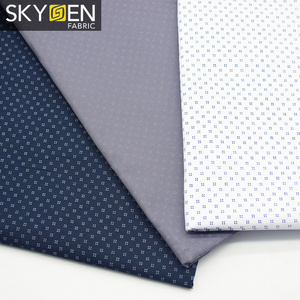 Skygen Fashion silky twill weave printed cotton floral material fabric for shirts men