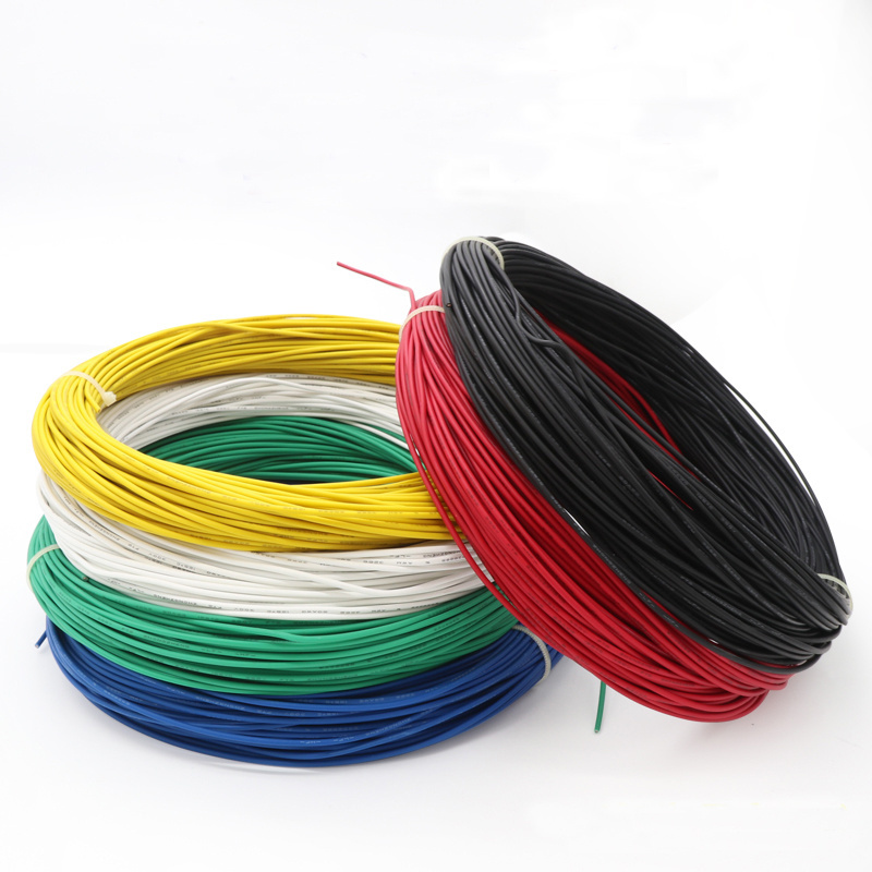 3266 Top Quality 30 28 26 24 22 20 18 16 AWG High Temperature Cable 300V PE Insulation Low Smoke Halogen Free Electric Wire