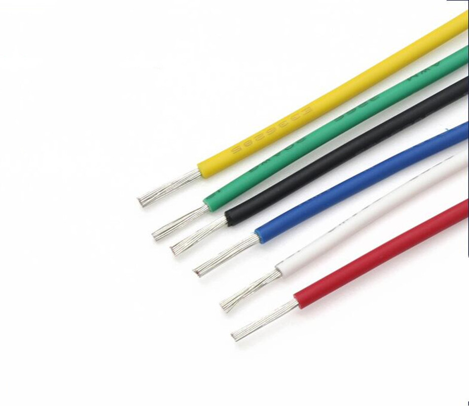 3266 Top Quality 30 28 26 24 22 20 18 16 AWG High Temperature Cable 300V PE Insulation Low Smoke Halogen Free Electric Wire