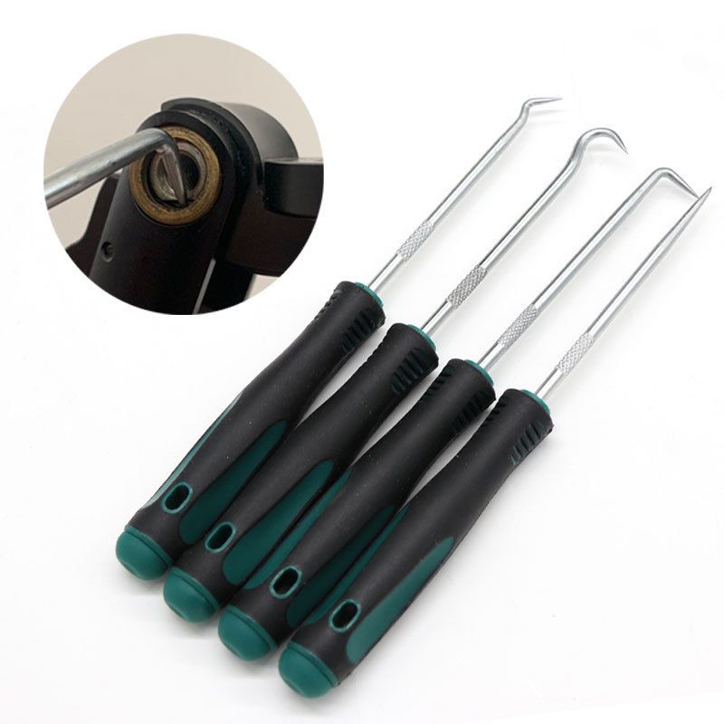 Car Oil Seal Screwdriver Set 4-piece Set of 165/135mm O-ring Seal Washer Remover Pick Hook Car Repair Tool