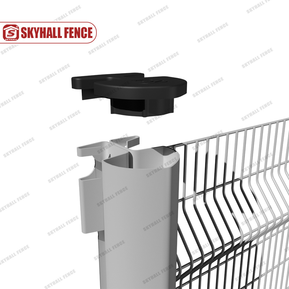 V Bending Anti-Climb Metal Fences Clear View Fences for Perimeter Fencing