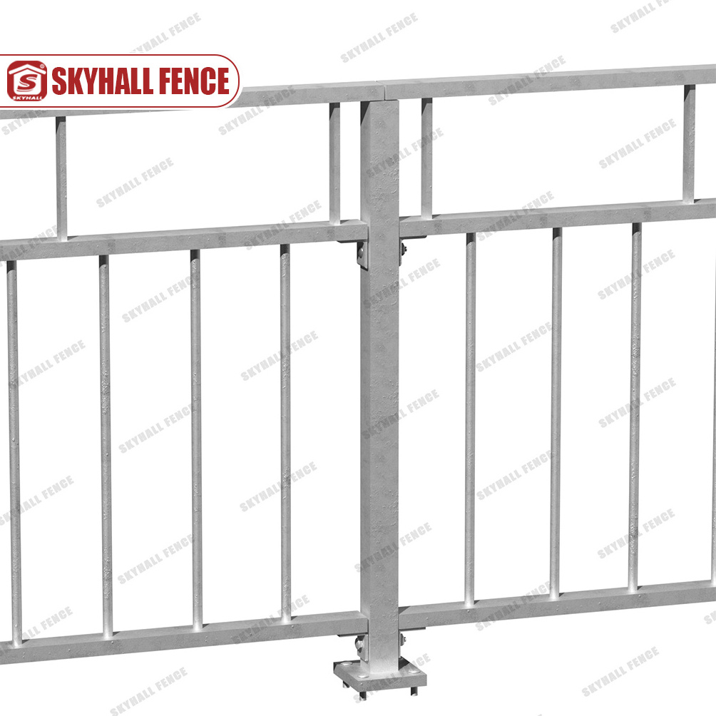 Galvanized Metal Pedestrian Guardrail Barrier for Road Traffic Safety