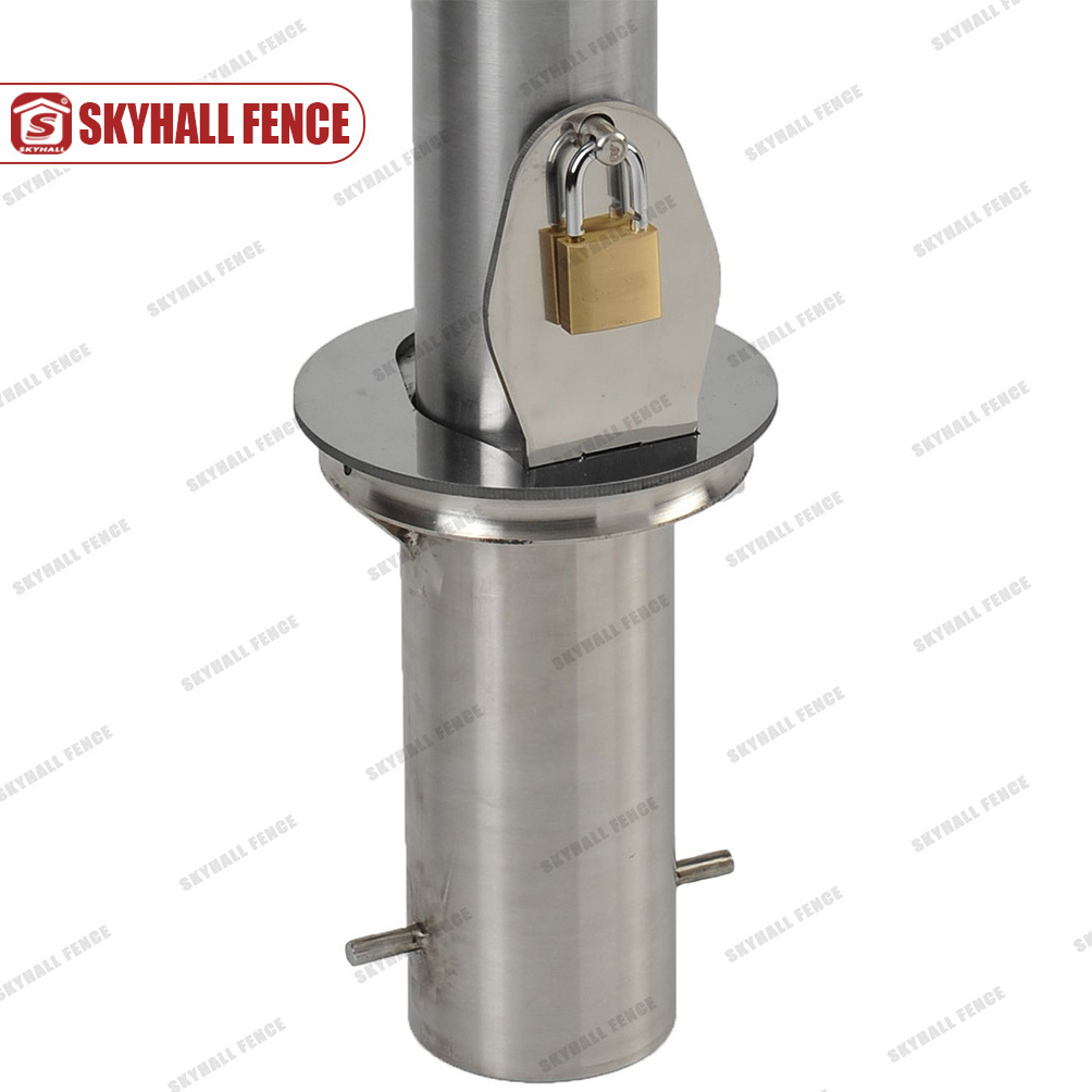 304 304L 316L Stainless Steel Bollards for Road Safety Construction