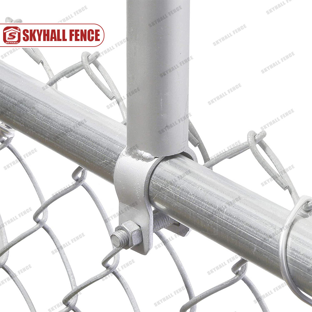 High Quality Diamond Mesh Temaporary Galvanized Chain Link Fence for Construction