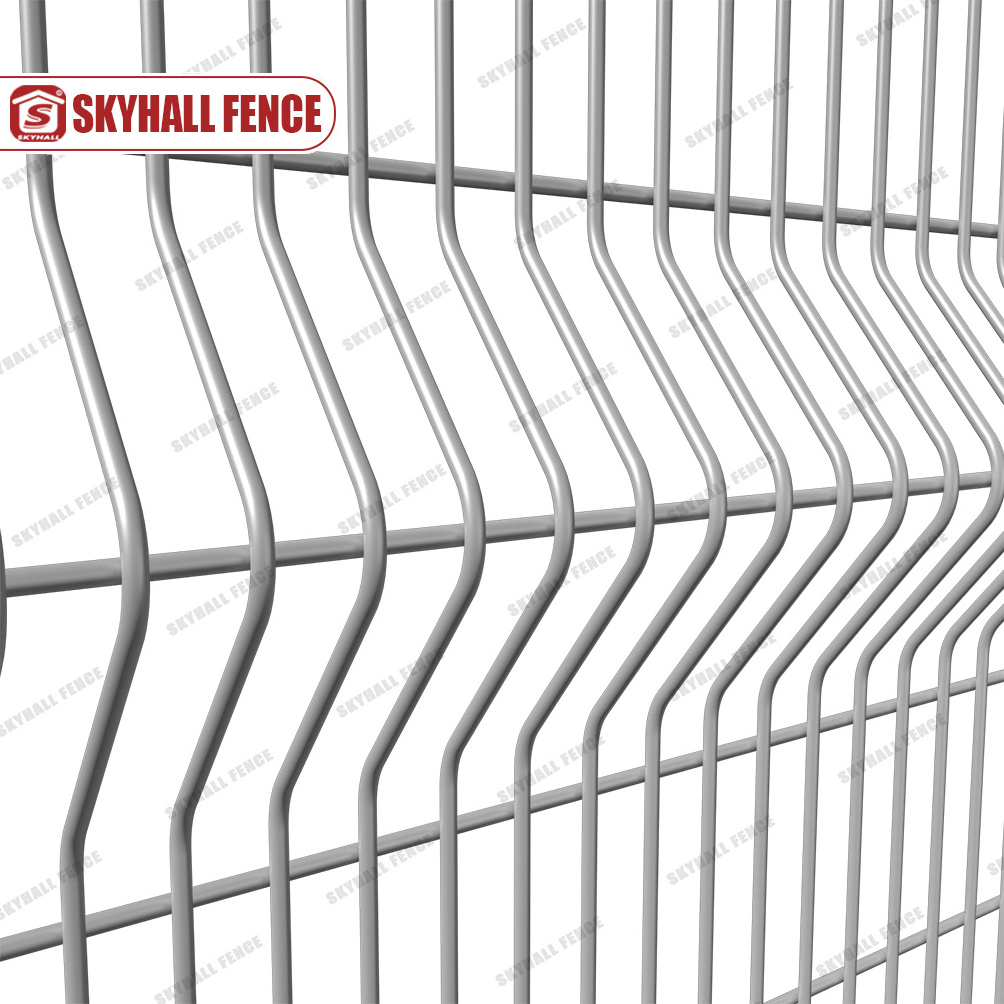 V Bending Anti-Climb Metal Fences Clear View Fences for Perimeter Fencing