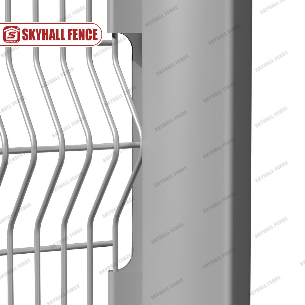 V Bending Anti-Climb Metal Fences Clear View Fences for Perimeter Fencing