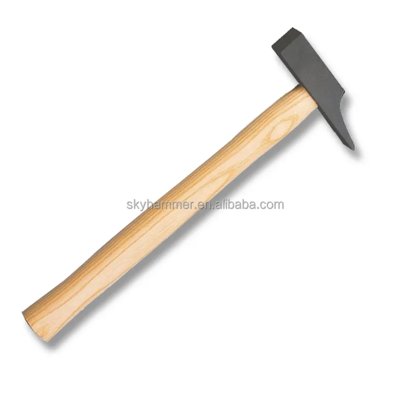 French Type Joiner'S Hammer 300g With Walnut Wood Handle Drop Forged Carbon Steel Durable Head 500g Chipping Hammer