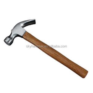 8oz imported walnut handle high quality steel forging factory production claw hammer