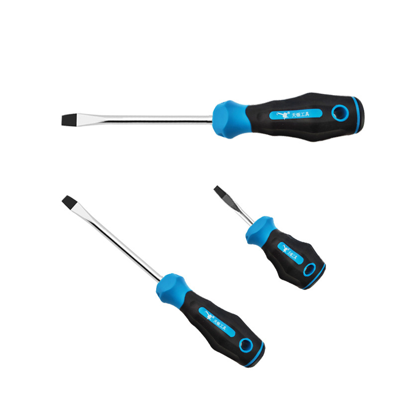 High Quality  Hardware Tools Slotted Screwdriver With Magnetic Tip Screwdriver Set