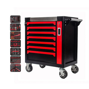 High Quality Tool Cart With 7 Drawers Metal Tool Trolley Garage Tool Cabinet