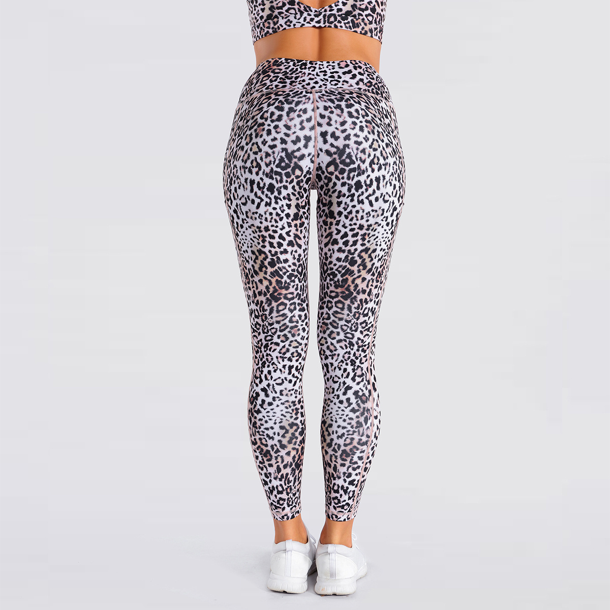 Custom Leggings Fitness Leopard Printed Yoga Pants High Waist Sports Leggings