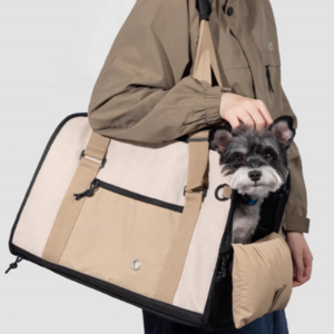 Custom cat carrier Go out portable single shoulder crossbody breathable small dog bag Lightweight canvas cat bag pet bag