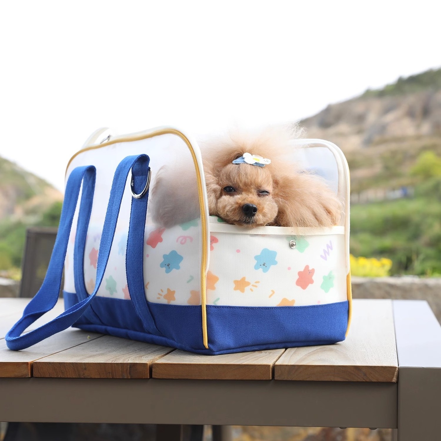 Wholesale Customize Portable Dog Carrier Purse Pet Carrier with Adjustable Safety Tether Versatile Pet Carrier for Traveling